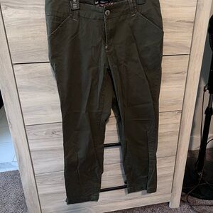 Lee Dark Olive Midrise Pants